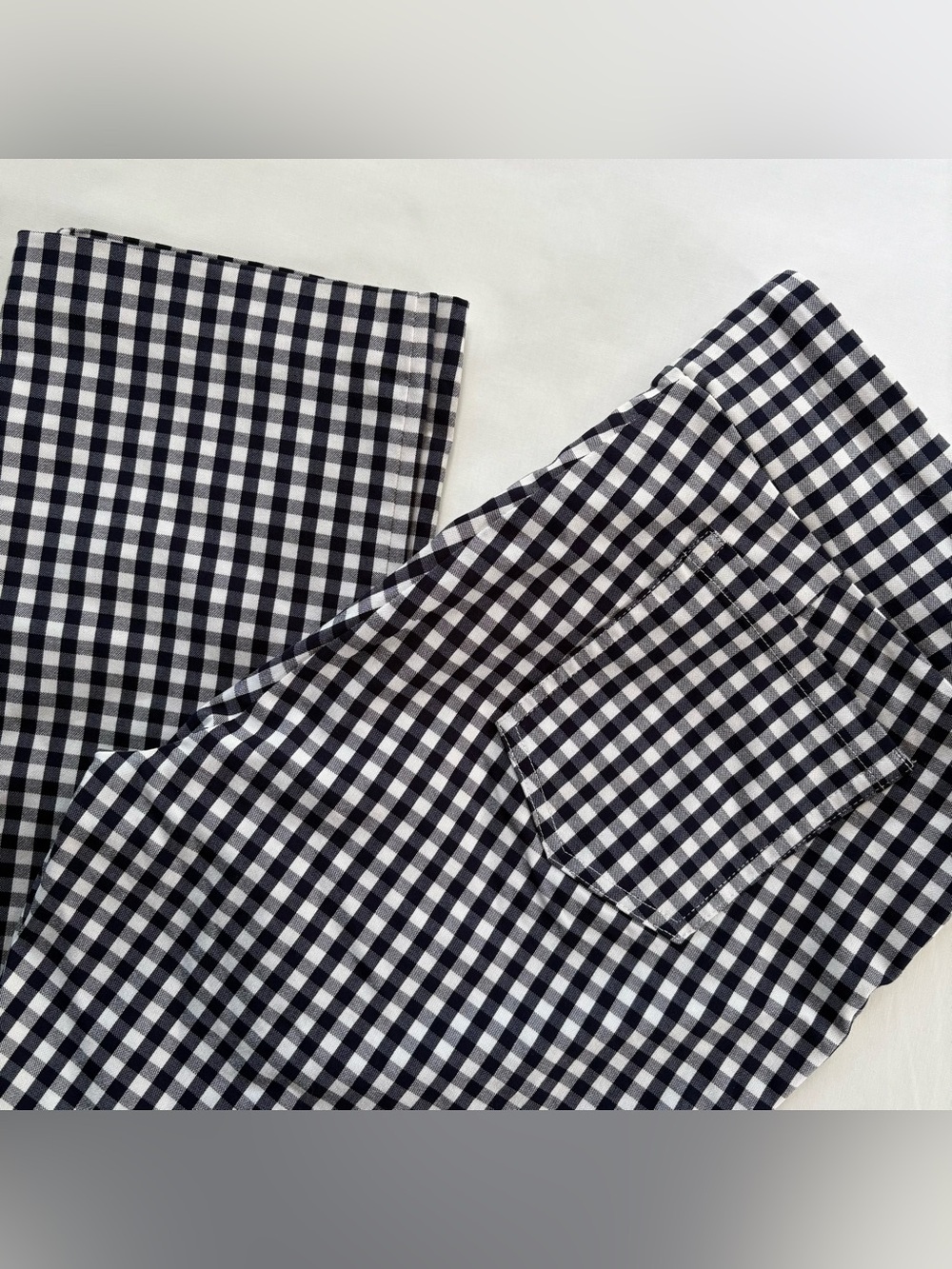 J.McLaughlin Gingham Plaid Pull On Pants Size 12